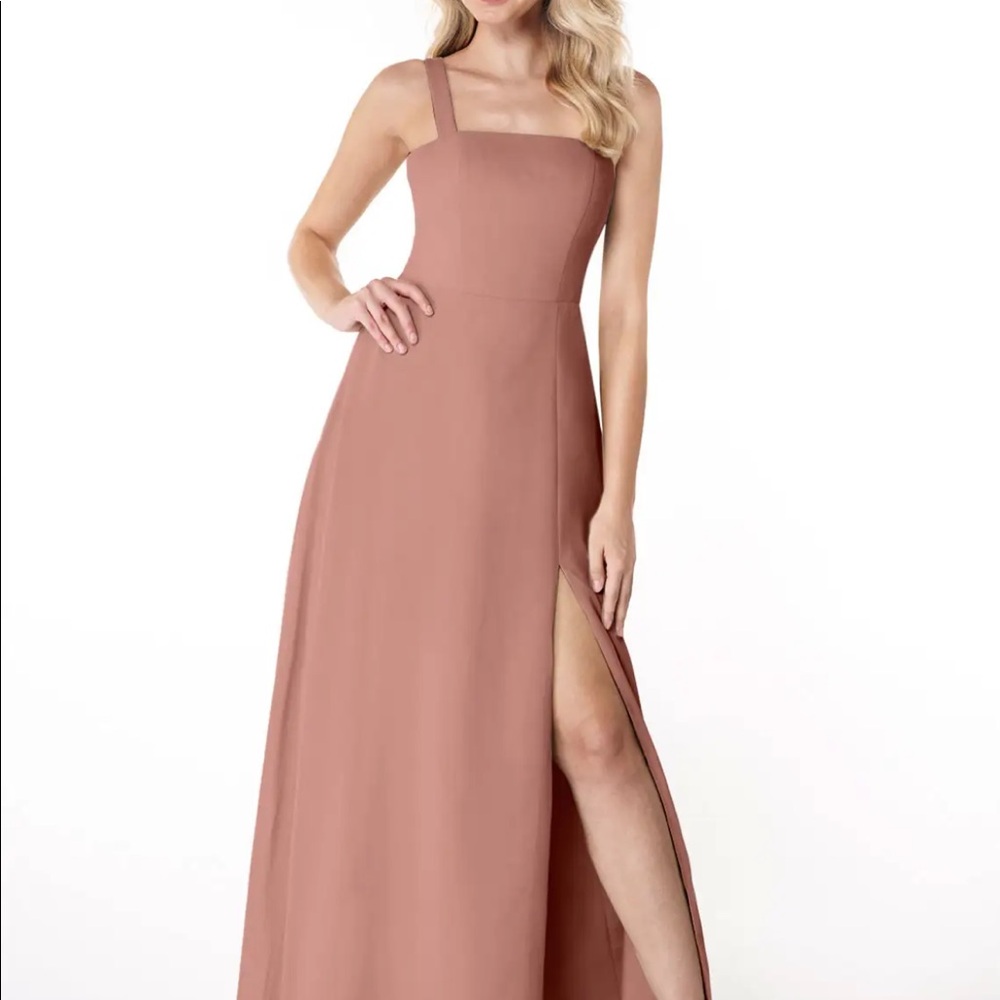 Azazie Jay Bridesmaid Dress - Cedar Rose - A10